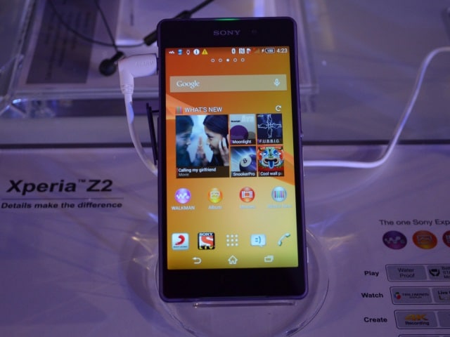Photo : Sony Xperia Z2 Hands On
