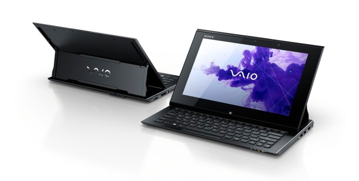 Sony has revealed two bold new designs in the VAIO series in the form of VAIO Duo 11 (pictured here) and VAIO Tap20.