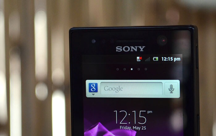 Xperia U also features a front-facing VGA camera.