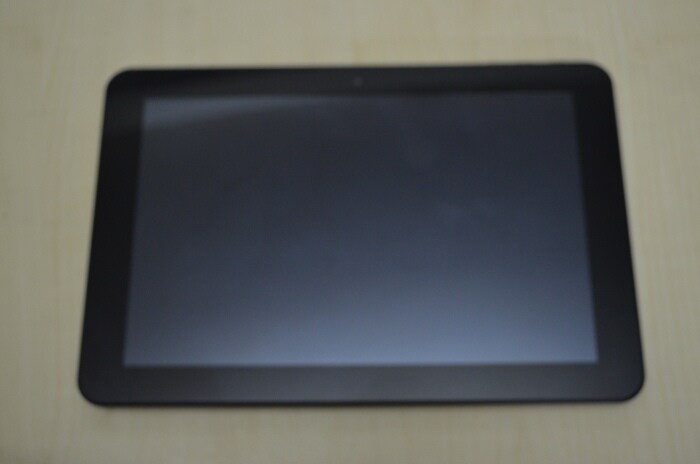 The tablet runs Android 4.1 ? Jelly Bean.