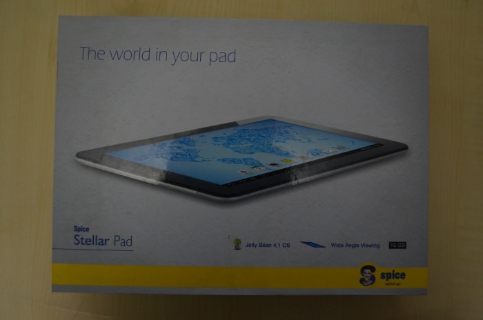 Spice has launched the Stellar Pad, a 10-inch Android tablet.