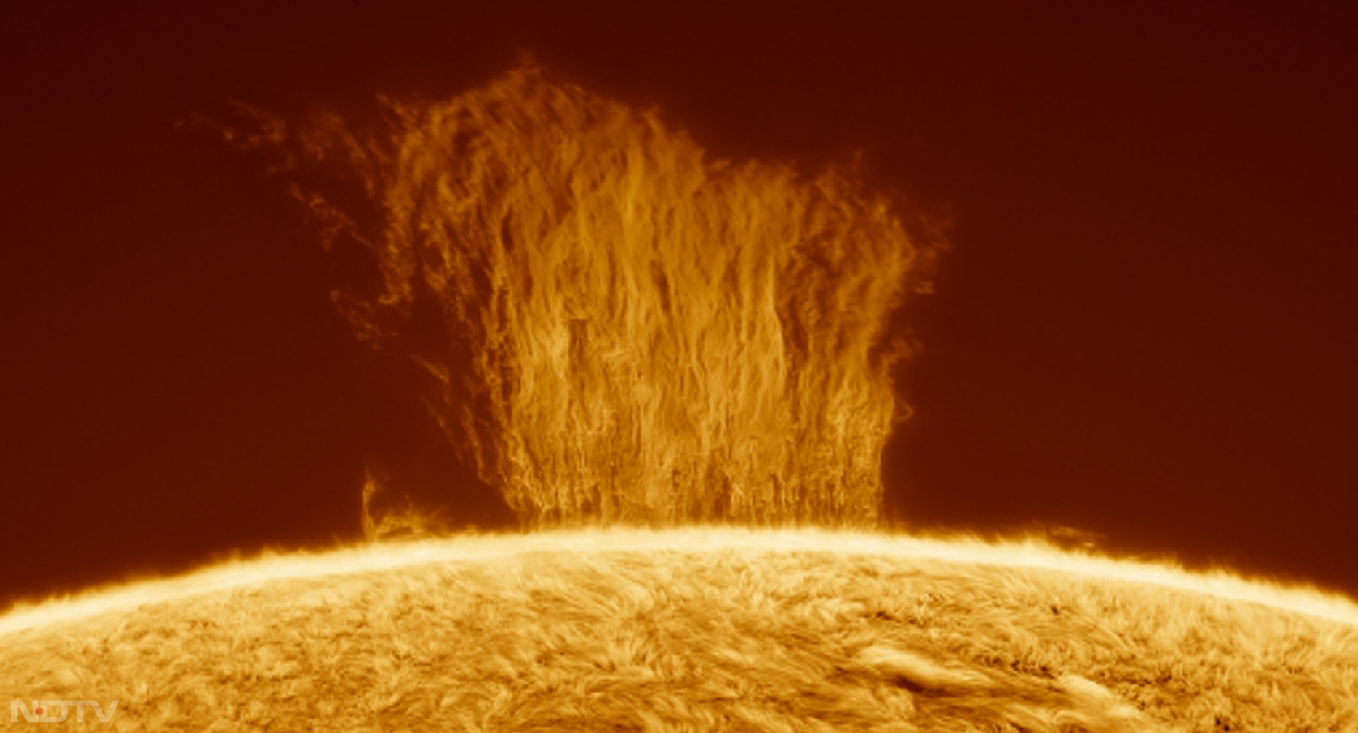 सूर्य की चुंबकीय ऊर्जा जब रिलीज होती है, तो उससे निकलने वाली रोशनी और पार्टिकल्&zwj;स से सौर फ्लेयर्स बनते हैं। ये हमारे सौर मंडल में अबतक के सबसे शक्तिशाली विस्फोट हैं, जिनमें अरबों हाइड्रोजन बमों की तुलना में ऊर्जा रिलीज होती है। इनमें मौजूद एनर्जेटिक पार्टिकल्&zwj;स प्रकाश की गति से अपना सफर तय करते हैं।