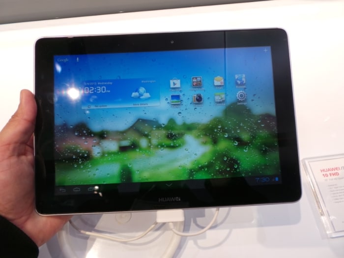 Huwaei Media Pad- 10 inch full HD quad-core android Tablet. (Image credit: Rajiv Makhni)