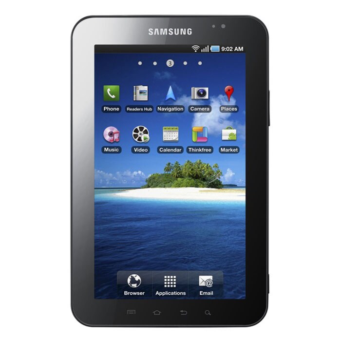 <b>Samsung Galaxy Tab:</b><br><br>
<b>OS:</b><br><br>
Android 2.2