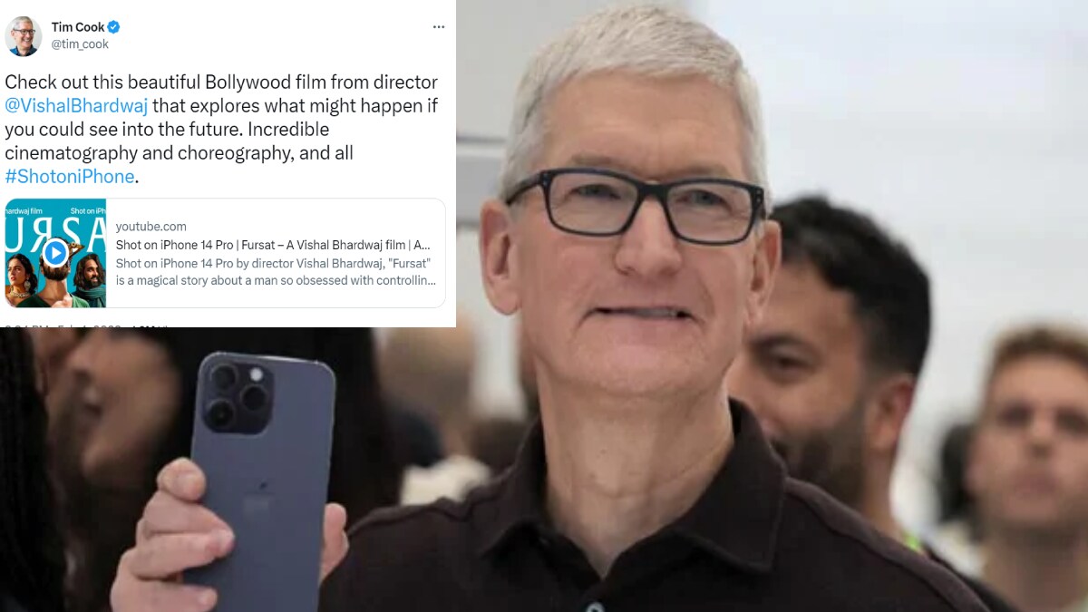 iPhone 14 Pro से शूट की गई शॉर्ट फिल्म 'Fursat' से Tim Cook इतना प्रभावित हुए कि उन्होंने इसकी तारीफ करने के लिए Twitter पर एक पोस्ट शेयर किया है। करीब 30 मिनट की इस शॉर्ट फिल्म की तारीफ करते हुए टिम कुक ने लिखा, (अनुवादित) "निर्देशक @VishalBhardwaj की इस खूबसूरत बॉलीवुड फिल्म को देखें जो यह बताती है कि अगर आप भविष्य में देख सकते हैं तो क्या हो सकता है। अविश्वसनीय सिनेमैटोग्राफी और कोरियोग्राफी, और सभी #ShotoniPhone।"