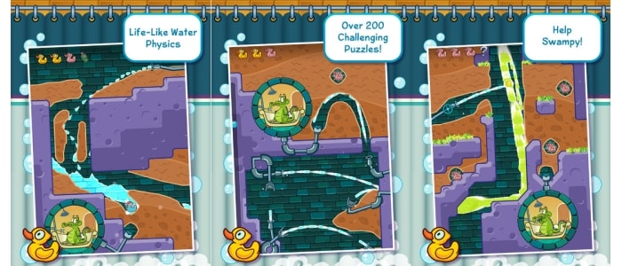 #4 Where's My Water? - Where's My Water? is a challenging physics-based puzzler complete with vibrant graphics, intuitive controls, and a sensational soundtrack.