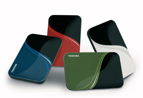 Toshiba's portable hard drives feature password-protected encryption for added security and enhanced software features.