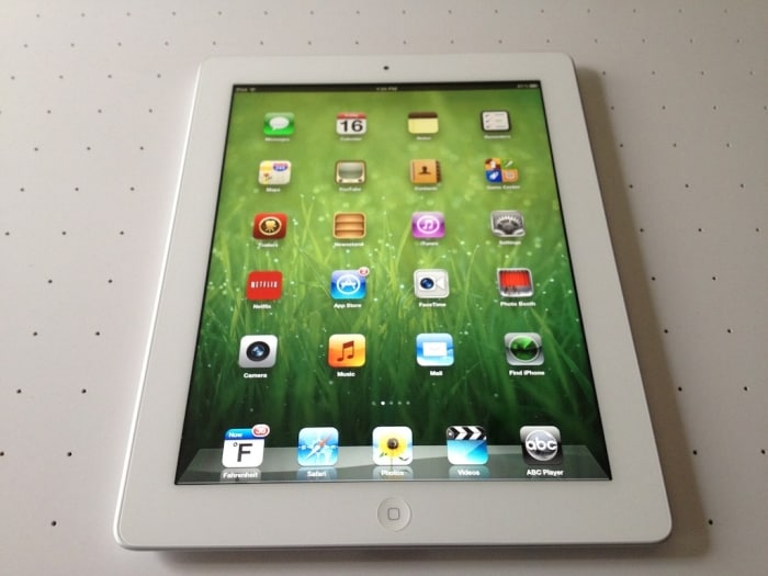 The retina display in all its glory (Photo credit: Gurnam Bedi)