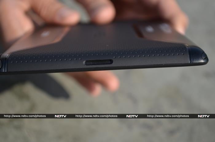 Bottom of the Xolo Play Tegra Note tablet.