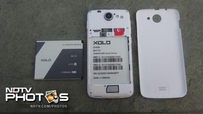 Xolo Q1000 has a 2,100mAh battery.