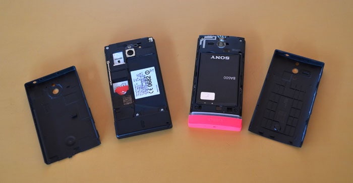 The phone is light and weighs just 107 grams.
