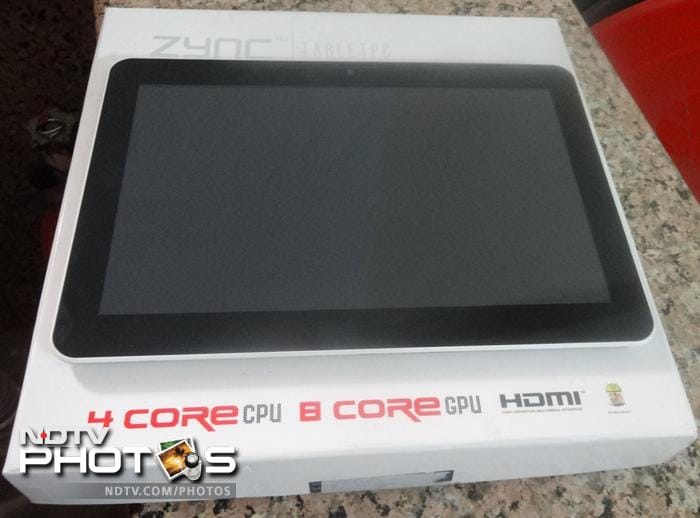 The tablet is priced at Rs. 14,990.