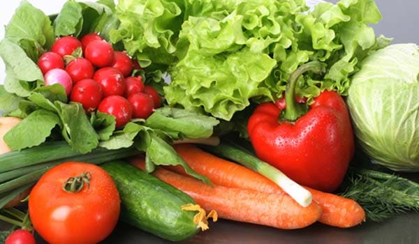 Eat fresh, fibrous vegetables