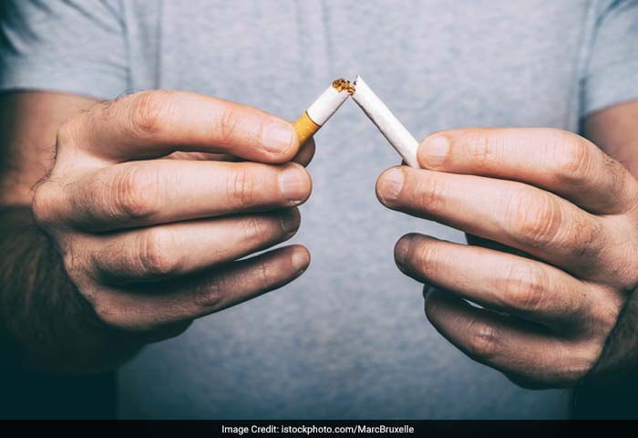 Smoking causes vascular (blood vessel) problems that can not only threaten your life, but also make your blood vessels appear more prominent and bluer beneath the skin.
