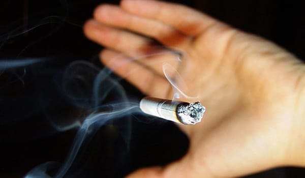 Tobacco injures blood vessel walls and speeds up the process of hardening of the arteries. So quit smoking.