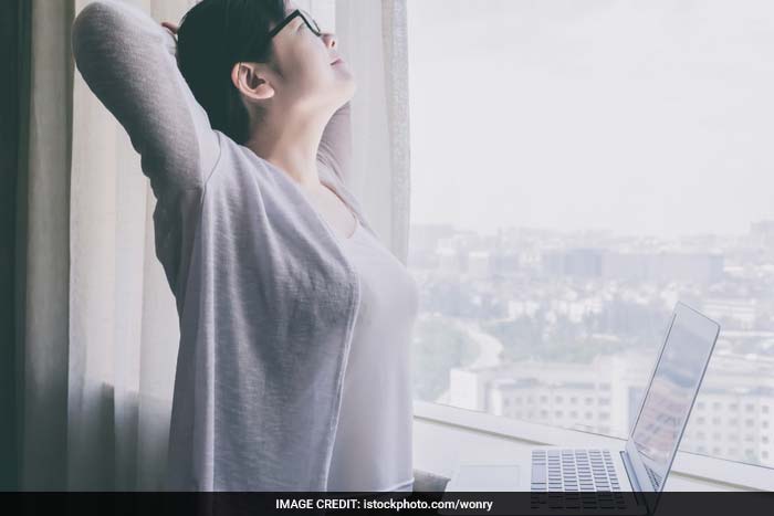 With your back touching the wall, move your feet away from the wall so that the wall is supporting the weight of your back. Bend your knees so that your legs form a 90-degree angle. Hold as long as you can.