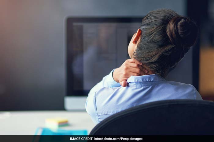 Raise your shoulders up to your ears, hold, and relax slowly. This helps in releasing tension from the shoulder muscles.