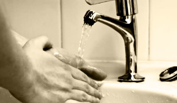 Wash your hands well and often to prevent the possible spread of bacteria.