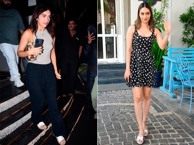 Bhumi Pednekar And Manushi Chhillar's Date With The Paparazzi