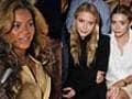 Photo : Beyonce, the Olsens at New York Fashion Week