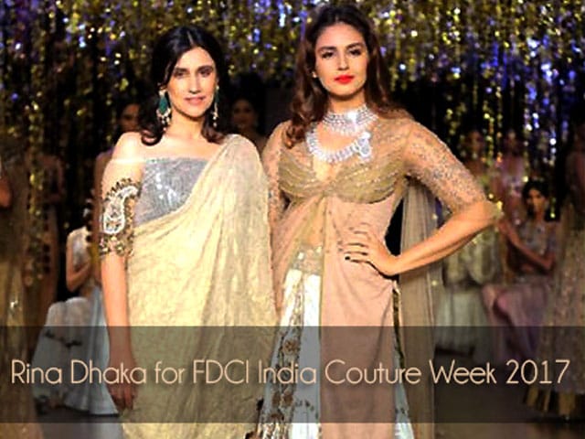 Photo : Ambika's top picks from Rina Dhaka's Collection at the FDCI India Couture Fashion Week 2017