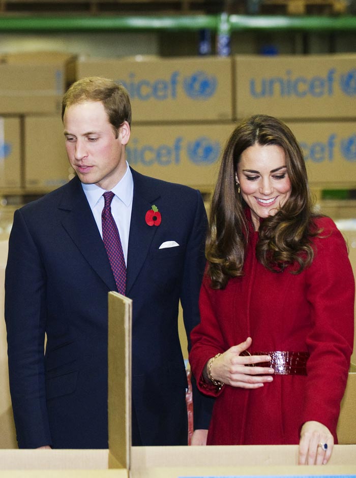 In November 2011, a series of these pictures of the Duchess patting her tummy frequently during a state visit to Denmark had set off baby rumours. But it was only in December 2012, that it was finally made official that the Duke and Duchess of Cambridge were expecting their first child, destined to be the country's future monarch.