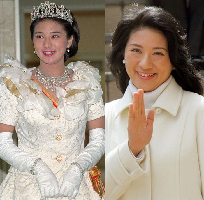 Crown Princess Masako of Japan: Masako Owada, daughter of a diplomat, had an on and off relationship with Prince Naruhito of Japan who proposed several times before she finally said yes. The Princess largely remains out of the public eye and is reported to be dealing with stress caused by her failure to produce a male heir. Despite this, she is poised and lovely the few times she does appear publicly