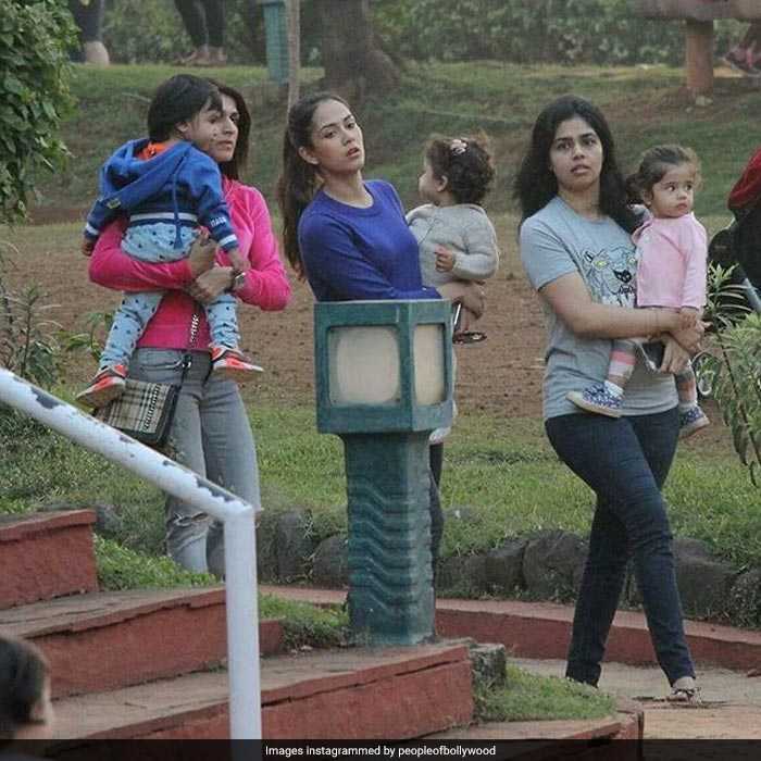 Viral Photos: जब पार्क में आम बच्चों की तरह खेलती नज़र आईं मीशा