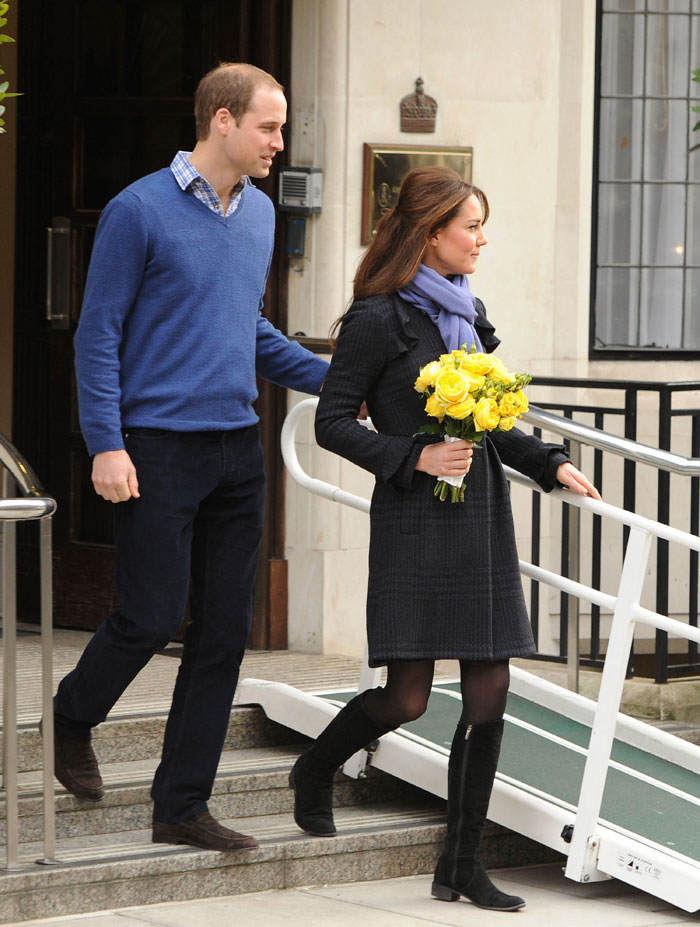 Kate Middleton was discharged from the King Edward VII Hospital in London on Thursday after being treated for acute morning sickness. The Palace has just announced Kate's pregnancy.