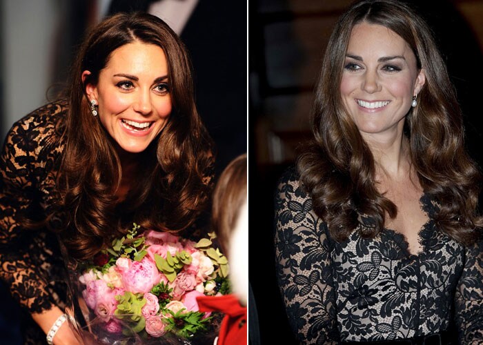 Kate also opted to wear pearl earrings instead of the diamond-studded ones which she had worn for the premiere. <br><Br> Coming up: Kate Middleton repeats a dress, again