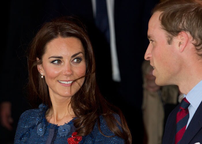 Kate and William share a private moment together. <br><br>Coming up: Stunning Kate in little grey dress