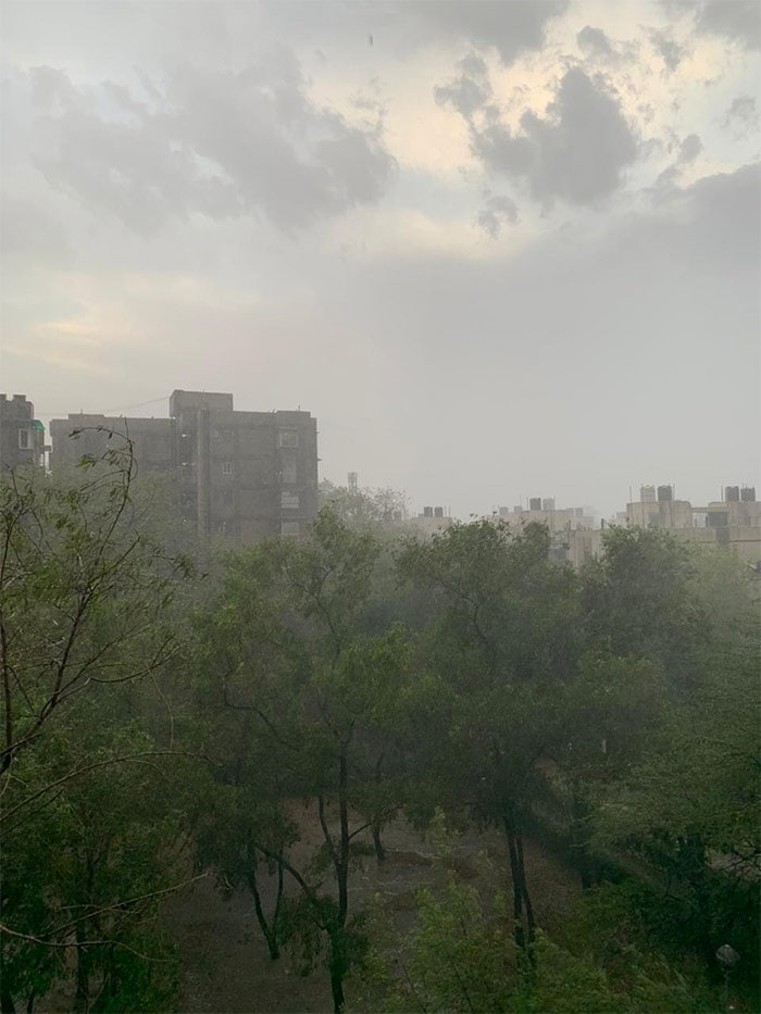 Heavy Rain, Hail Hit Parts Of Delhi, Noida