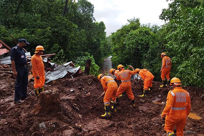Disaster Response Team\'s Rescue Operations After Maharashtra Rain Fury