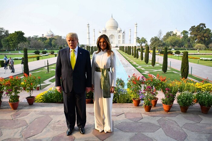 डोनाल्ड ट्रम्प, पत्नी मेलानिया के भारत दौरे की इन तस्‍वीरों से नहीं हटेंगी नजरें
