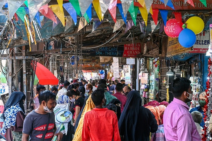 In Pics: Crowds Return To Delhi Markets As City Unlocks
