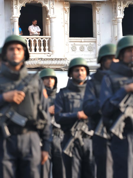 Joining the police is the newly created elite Force One commandos, raised in the aftermath of 26/11 and trained along the lines of the NSG. (AFP Photo)