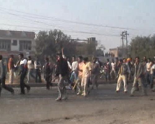 Earlier, there was tension in the city and several areas were put under curfew after migrant labourers launched a violent protest on Friday against the police in action on a complaint. (NDTV Photo)