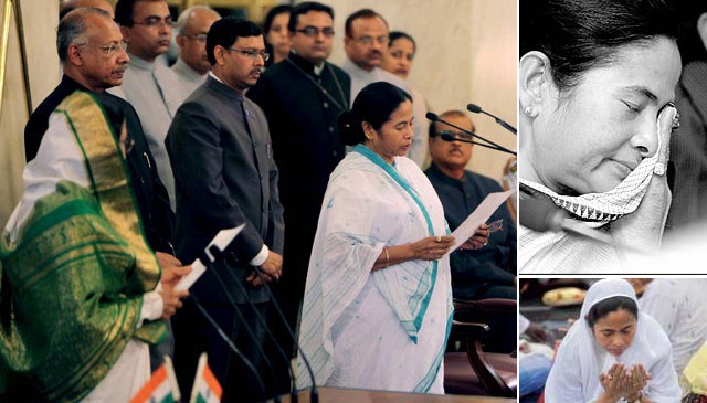 Mamata's <i>Ma, Mati, Manush</i> campaign followed in the wake of the Tatas' ignominious exit.<br><br>Trinamool swept the Panchayat polls of 2008, the Municipal polls of 2009, and won 19 seats in the Parliamentary elections that year.<br><br>For the second time in her career, Didi took her oath as Union Minister for Railways, a post that she gave up before she was sworn in as the chief minister of West Bengal.