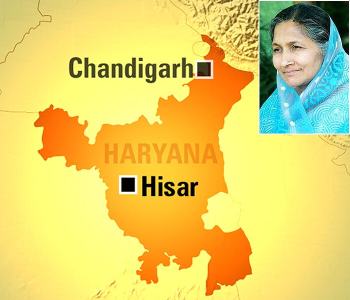 One of the richest women in India, Savitri Jindal, who belongs to the Jindal Steel group family and is a Congress candidate for the Hisar seat in Haryana, has assets of over Rs.43 crore. (NDTV Photo)