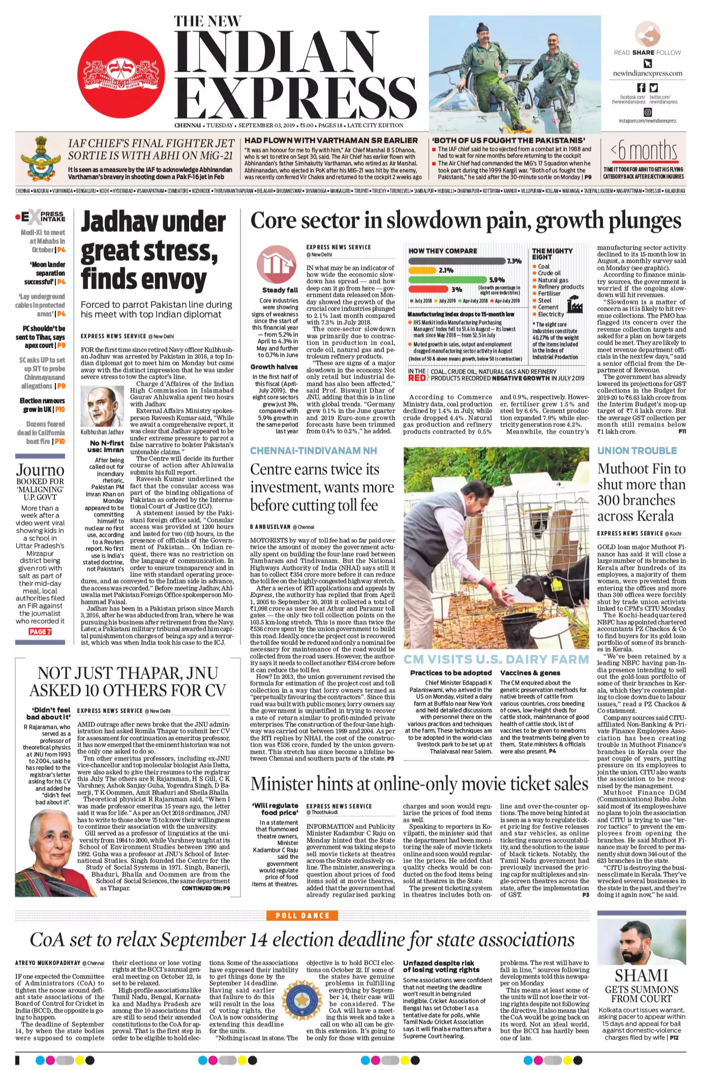 Newspaper Headlines: Indian Diplomat Meeting Kulbhushan Jadhav On Page One Of Newspapers Today