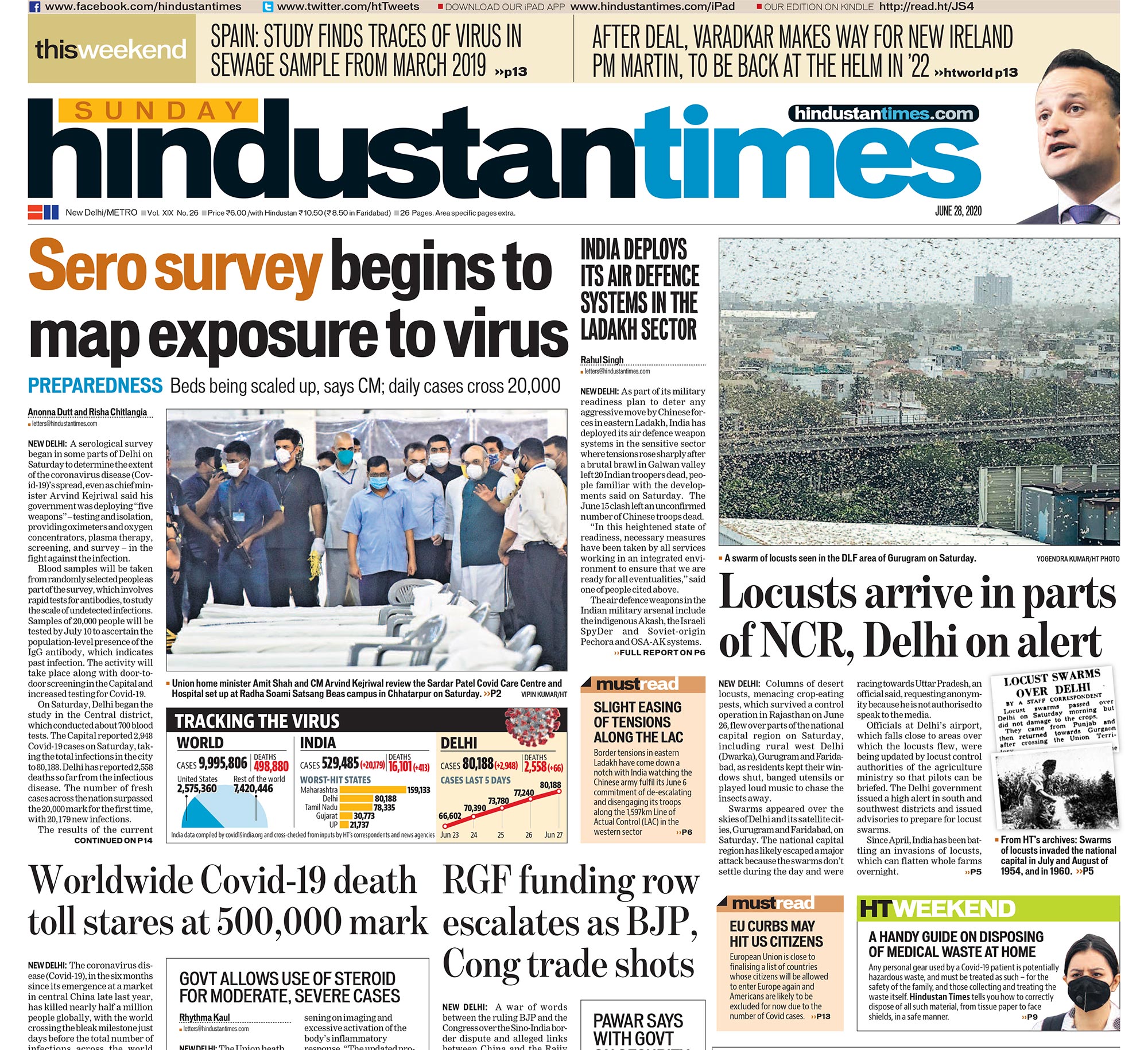 Newspaper Headlines: India Deploys Air Defence Systems In Eastern Ladakh & Other Top Stories