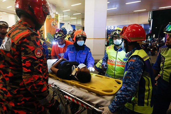 More than 200 people injured in Malaysia after two metro light rail trains collided in an underground tunnel close to the Petronas Twin Towers in Kuala Lumpur