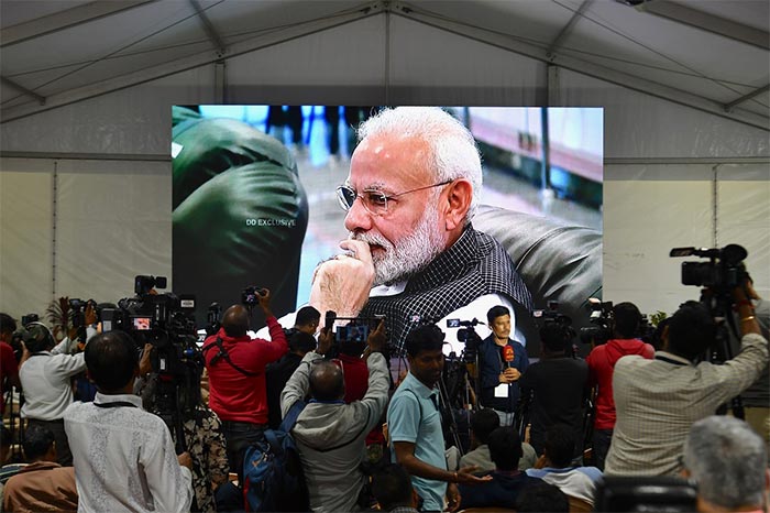 Photos: PM Modi Meets Scientists At ISRO After Chandrayaan 2 Heartbreak