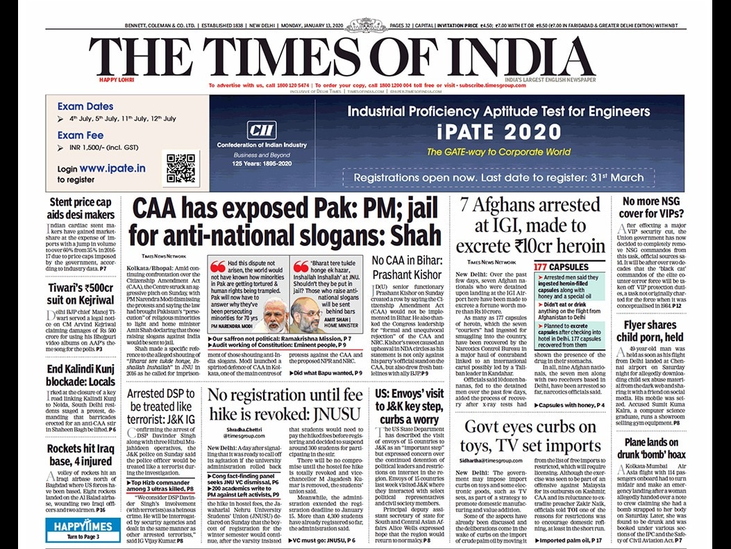 PM Modi Accuses Opposition Of Spreading Rumours On CAA, Massive ...