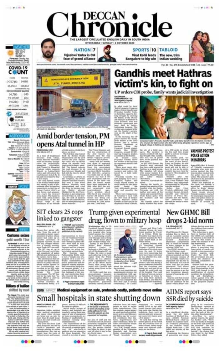 Gandhis Meet Hathras Family, Yogi Adityanath Recommends CBI Probe In UP Rape Case; Other Top Stories