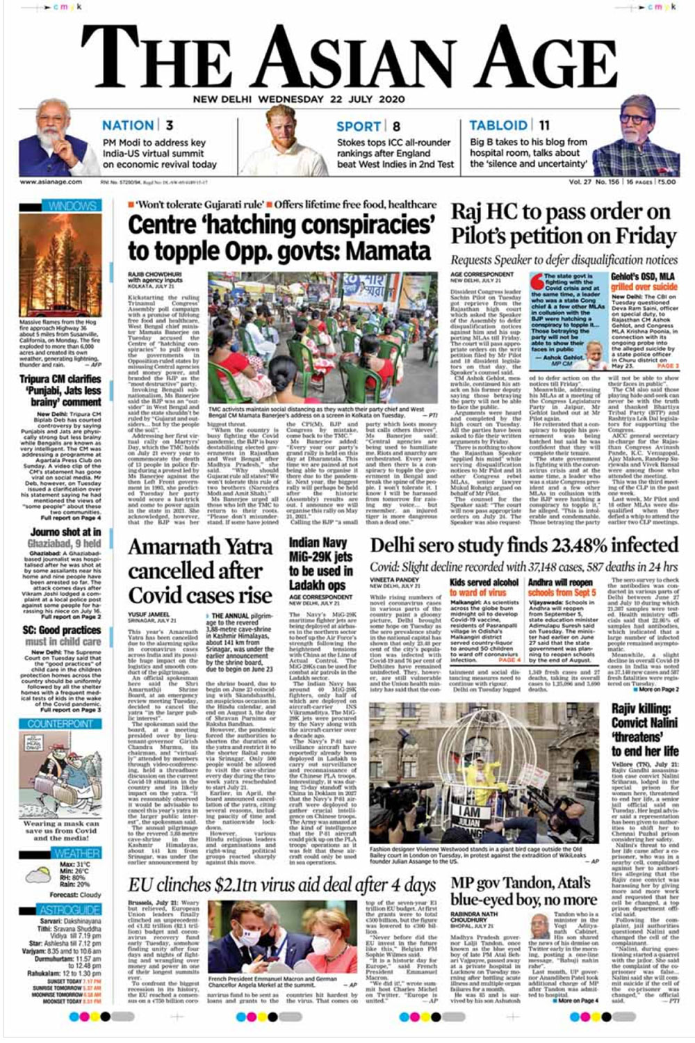 West Bengal Chief Minister Mamata Banerjee Tuesday accused the BJP-led NDA government of "hatching a conspiracy" to try and topple duly elected governments of opposition-ruled states by using central agencies annd money power."