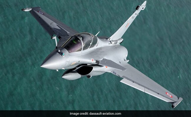 The handover ceremony took place on Wednesday at a facility of Dassault Aviation, the makers of the aircraft, in the Merignac area of Bordeaux, around 590 km from Paris