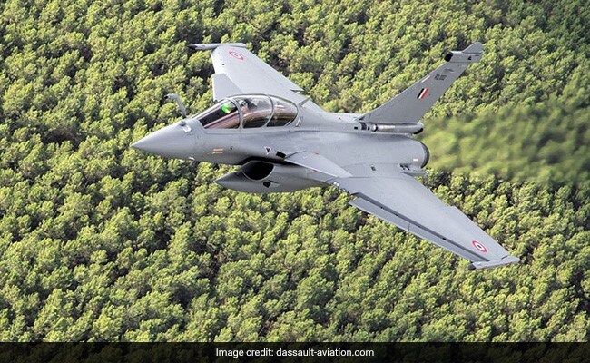 Defence Minister sat in the rear cockpit while a French pilot flew the customised aircraft with tail number RB-01