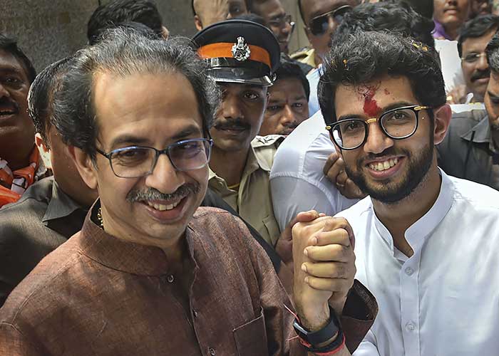 Shiv Sena's Aaditya Thackeray Files Nomination For Maharashtra Assembly ...