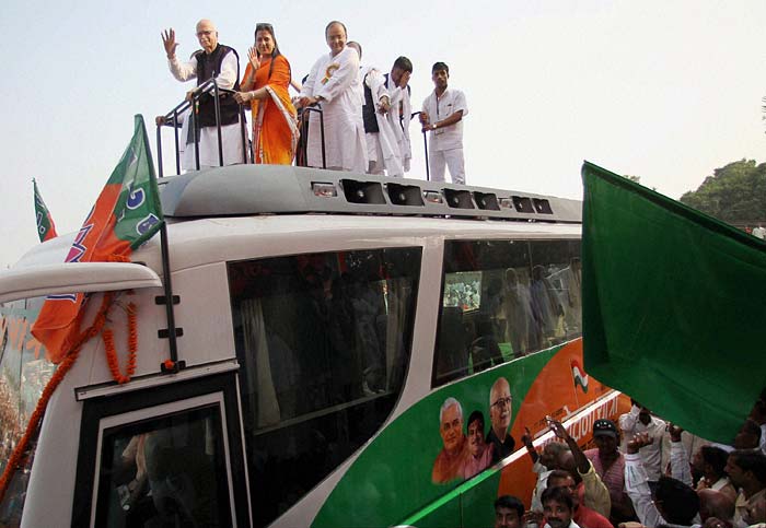 Advani begins 'Jan chetna yatra'